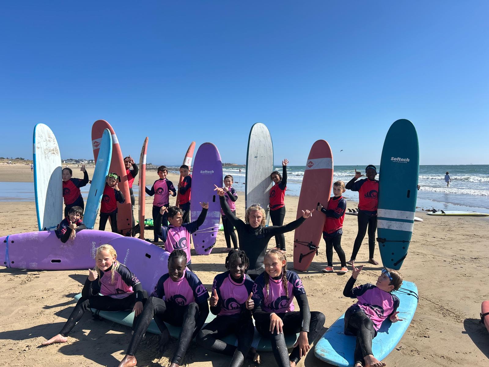 une bonne session de surf